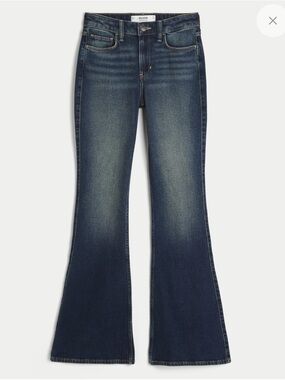 Hollister Dark Blue Flare Jeans size 29/8R NWT in color Dark Denim